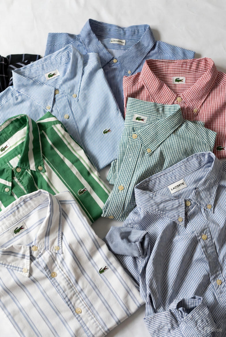 Lacoste Polo Uomo Vintage Anni '80/'90 – Ricamo Coccodrillo Originale 100% Autentica